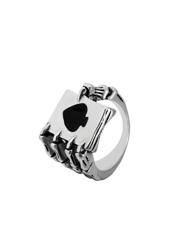 Skeleton Hand Poker Ring - AnotherChill