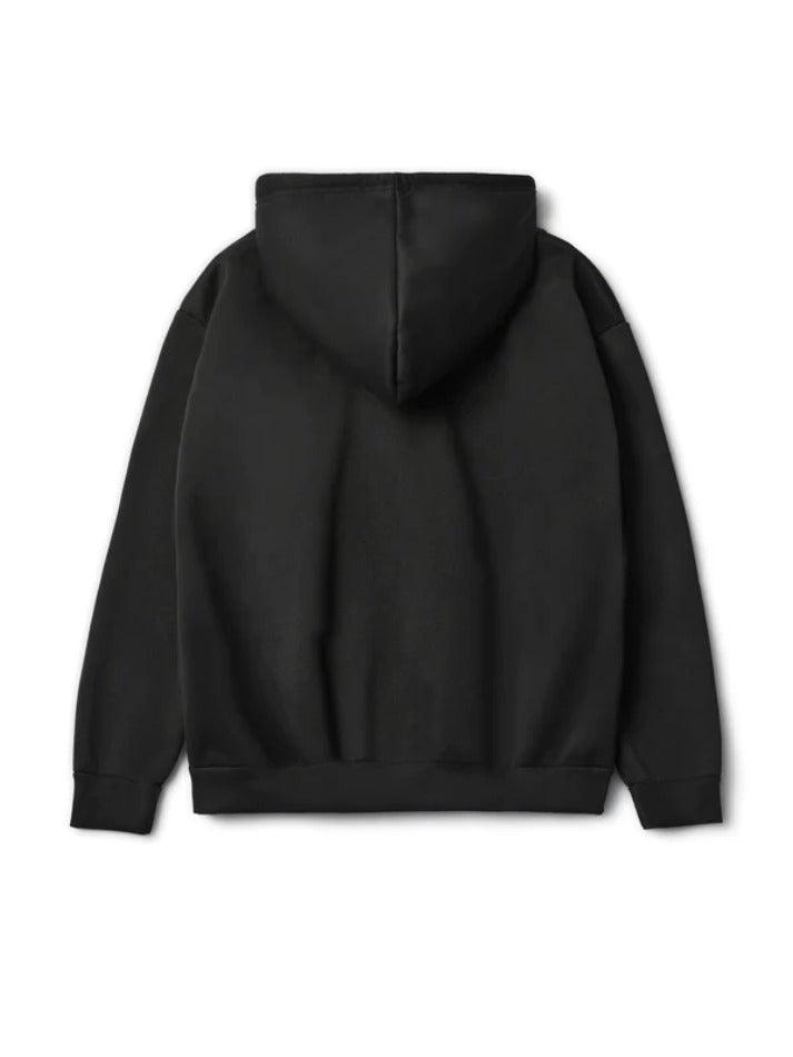 Skull Print Hooded Zipped Loose Hoodie - AnotherChill