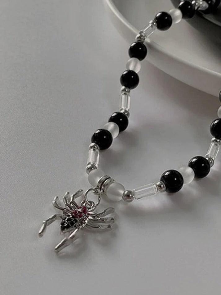 Spider Pendant Beads Necklace - AnotherChill