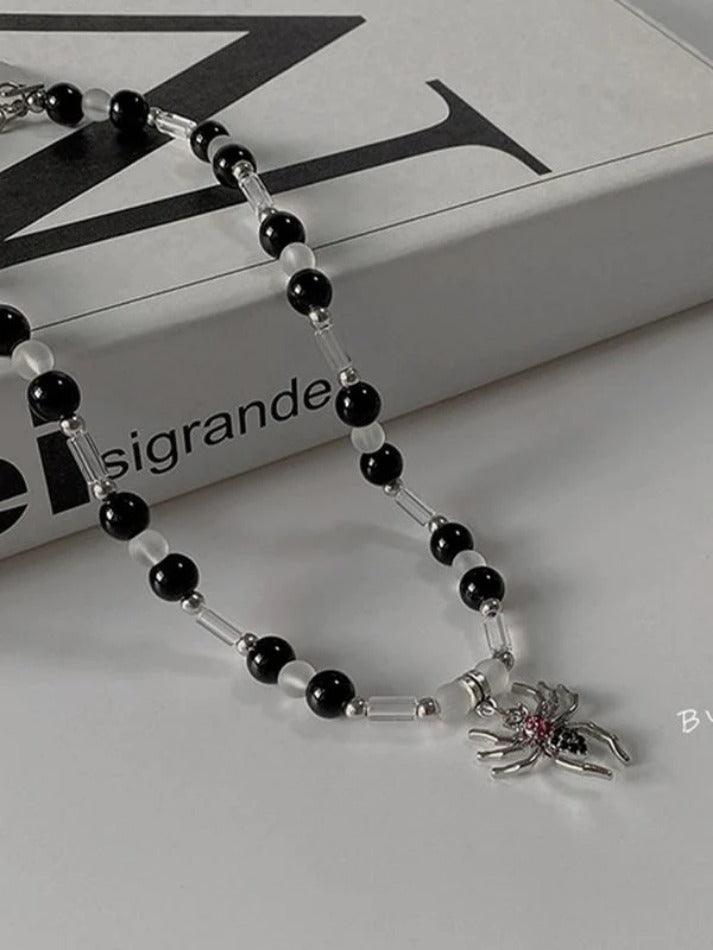 Spider Pendant Beads Necklace - AnotherChill