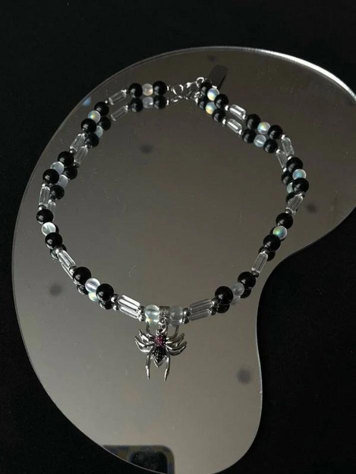 Spider Pendant Beads Necklace - AnotherChill