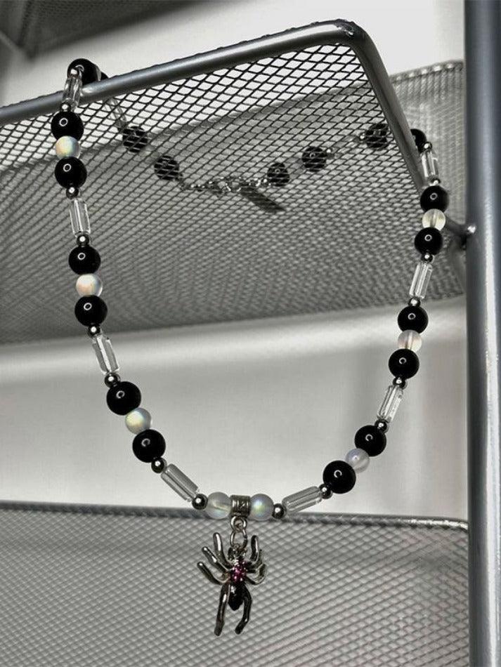 Spider Pendant Beads Necklace - AnotherChill