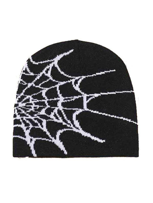 Spider Web Print Beanie Hat - AnotherChill