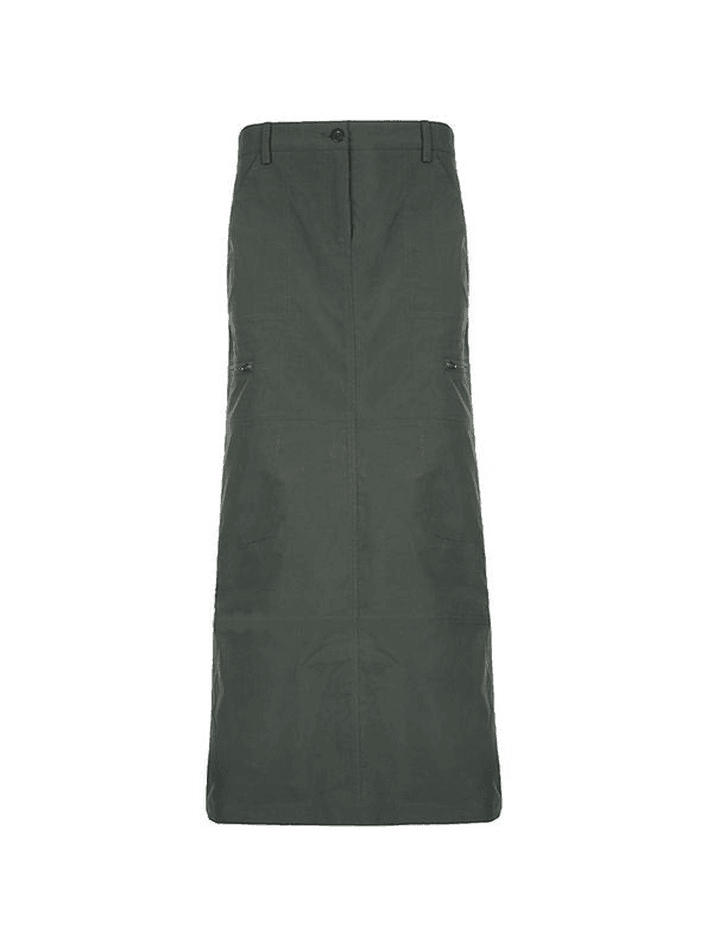 2023 Split Y2K Low Waist Cargo Skirt Gray S in Skirts Online Store ...