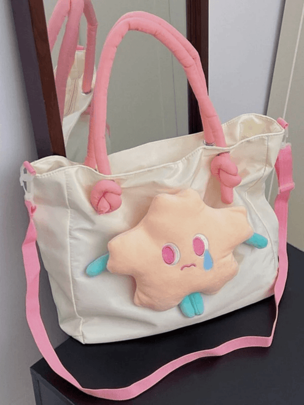Star Large Capacity Messenger Canvas Bag - AnotherChill