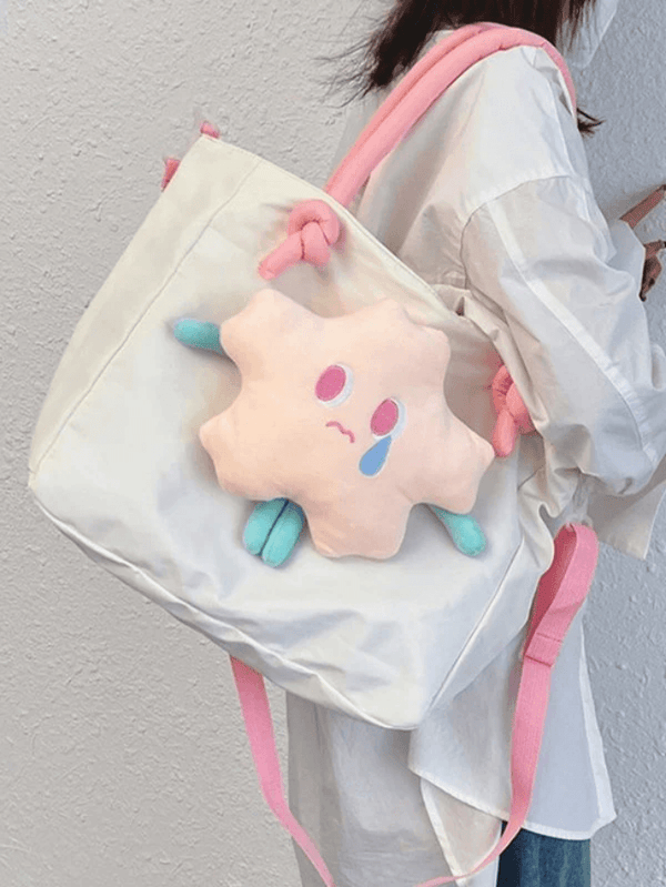 Star Large Capacity Messenger Canvas Bag - AnotherChill