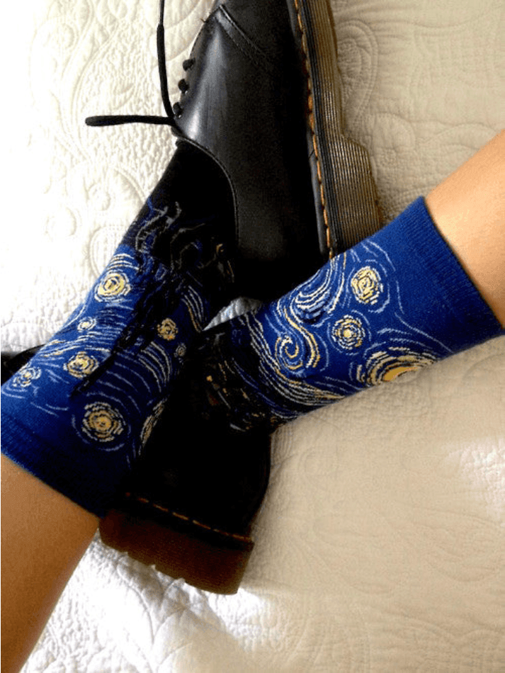 Starry Night Van Gogh Socks - AnotherChill