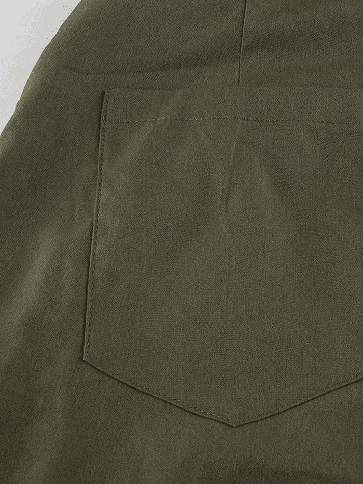 Strap Detail Pocket Cargo Pants - AnotherChill