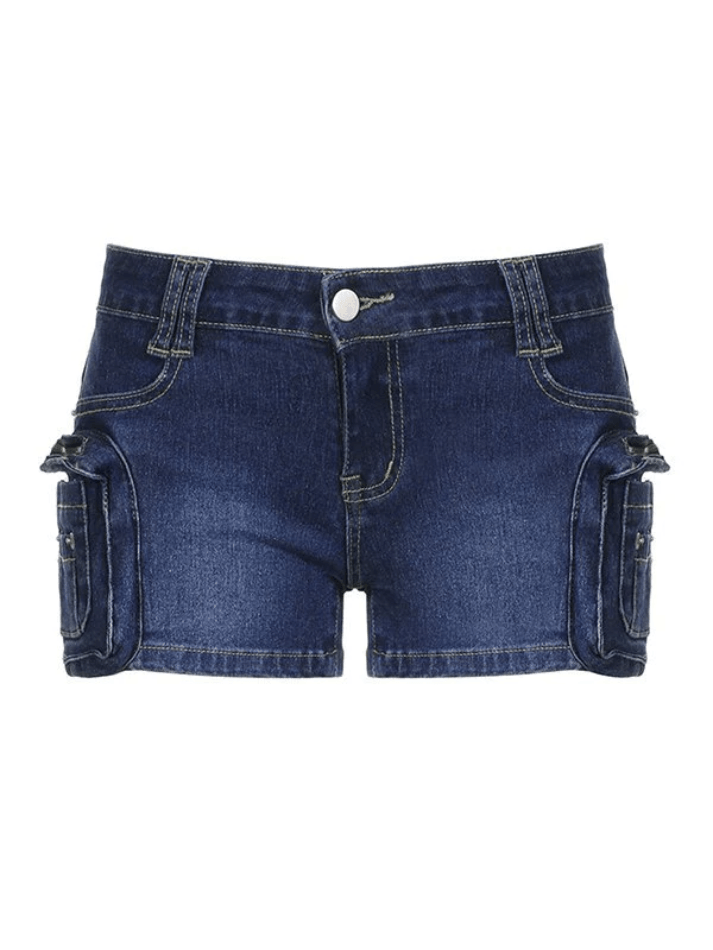 Street Low Rise Denim Shorts - AnotherChill