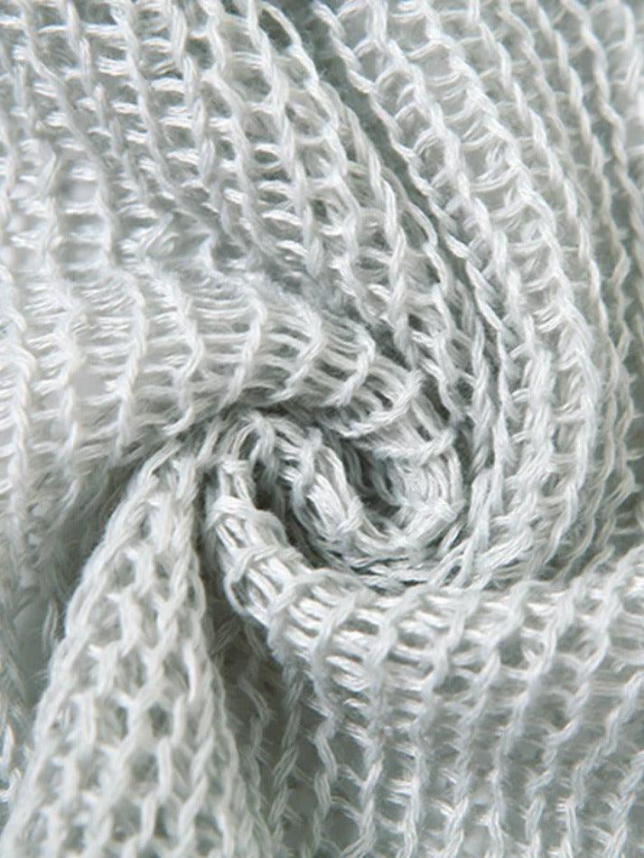 Tattered Irregular Design Crop Crochet Top - AnotherChill