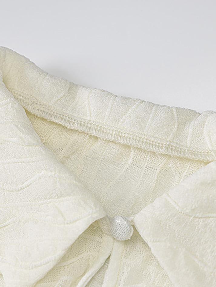 Textured Short Sleeve Set - AnotherChill