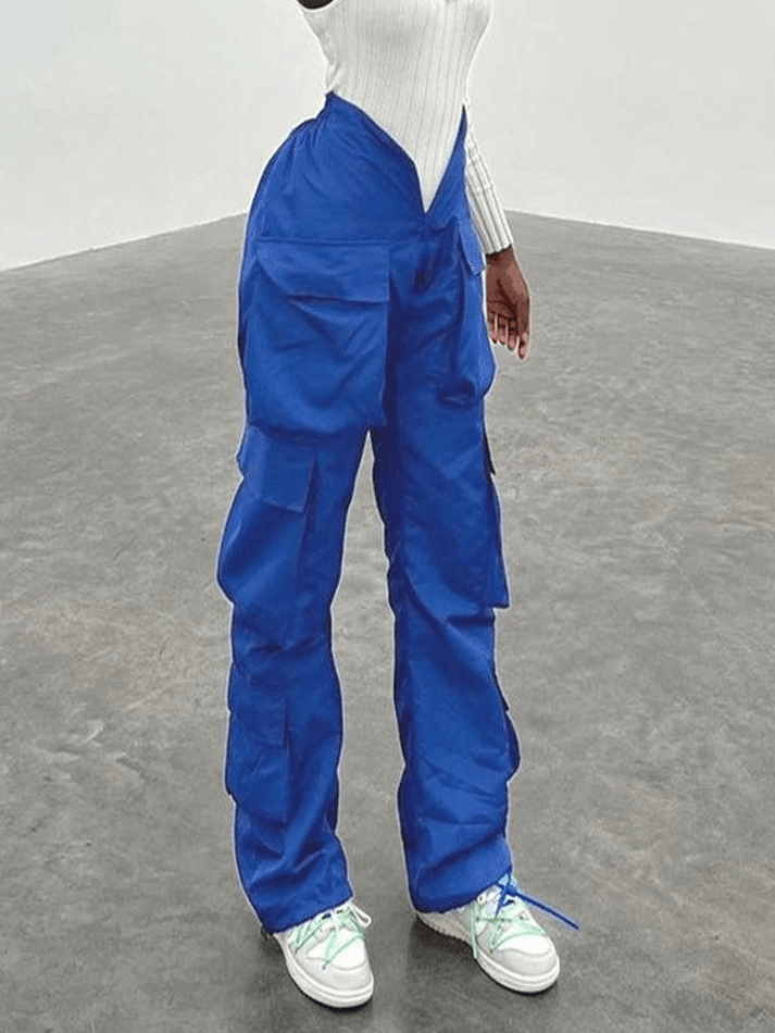 V Cut Pocket Cargo Pants - AnotherChill