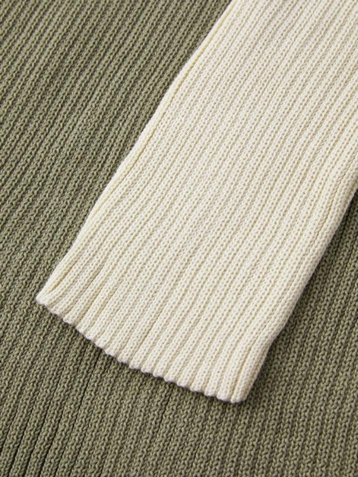 V Neck Stripe Print Sweater - AnotherChill