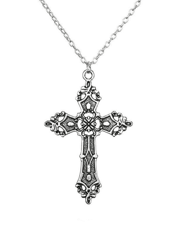 Vintage Baroque Cross Necklace - AnotherChill