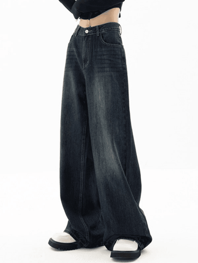 Vintage 2000’s boyfriend bootcut blue jeans