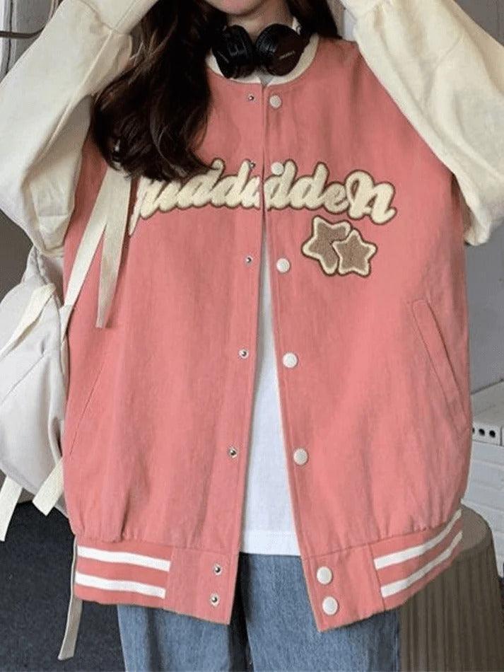 Vtgrare Post Boy Varsity Leather Jacket/embroidery Spellout 