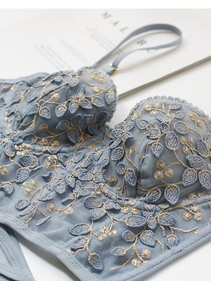 Vintage Lace Embroidery Bustier - AnotherChill