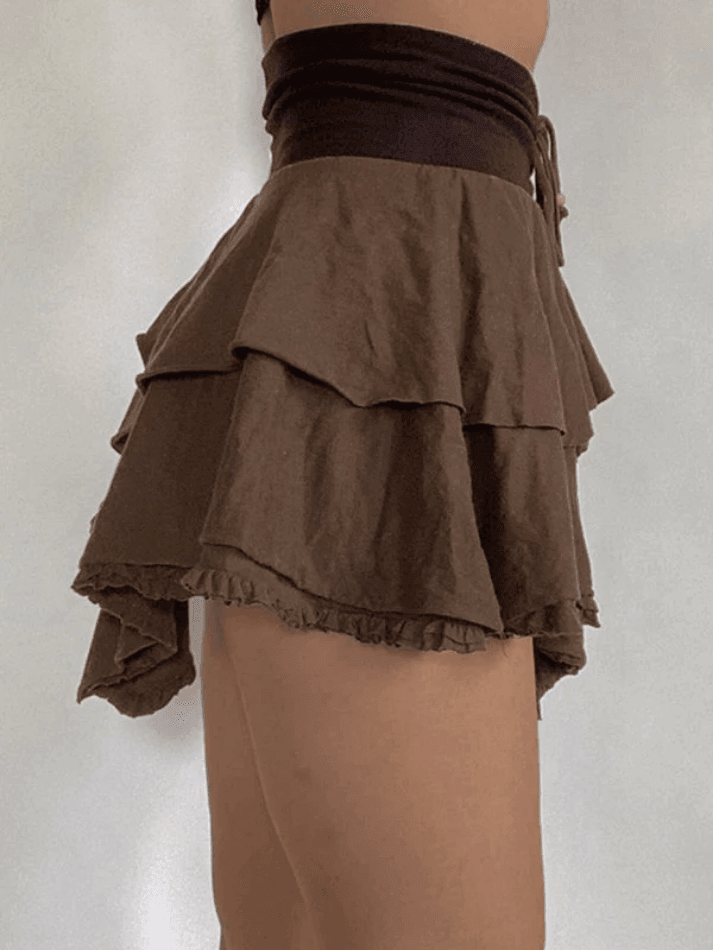 Vintage Lace High Waist Mini Skirts - AnotherChill