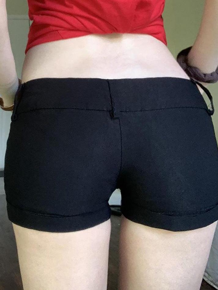 Vintage Low Rise Slim Fit Shorts - AnotherChill