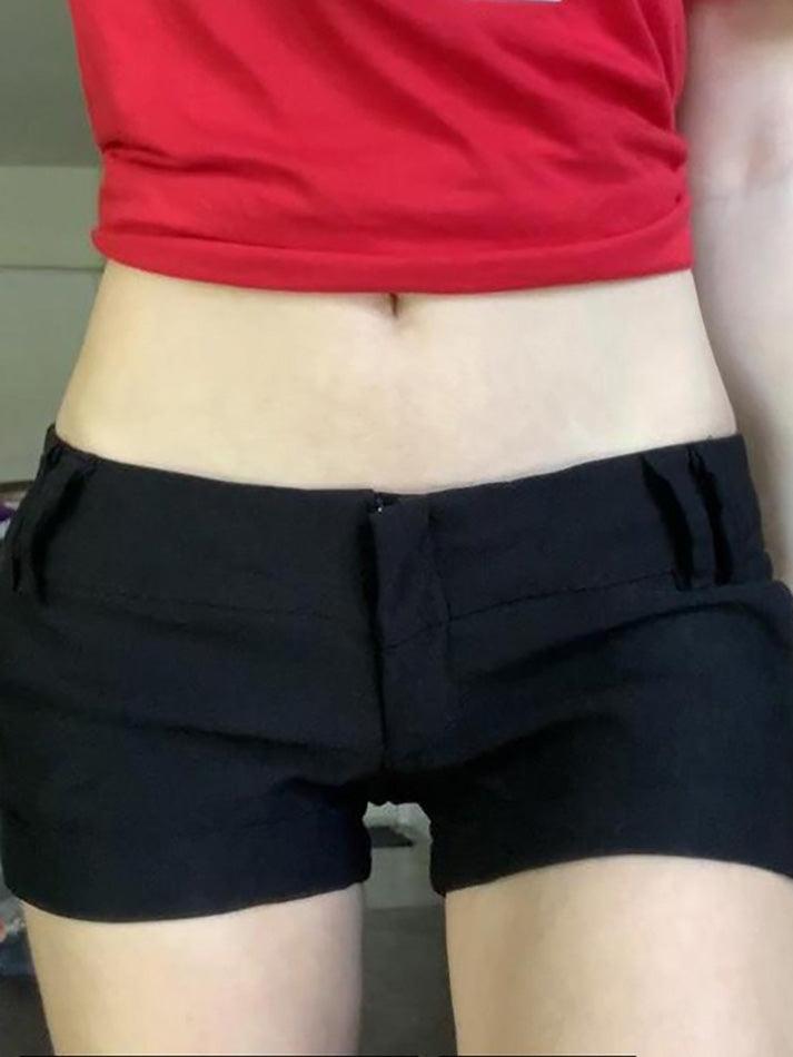 Vintage Low Rise Slim Fit Shorts - AnotherChill