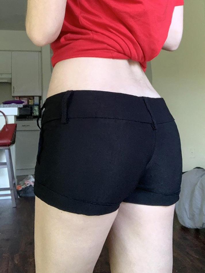 Vintage Low Rise Slim Fit Shorts - AnotherChill