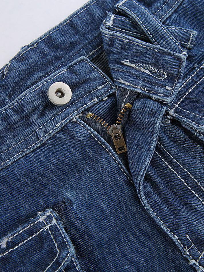 2024 Vintage Low Waist Cargo Jeans Blue S in Jeans Online Store ...