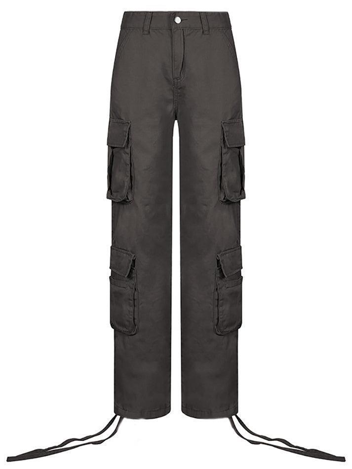 Vintage Multi Pocket Patched Cargo Jeans - AnotherChill