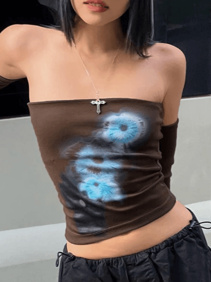 Vintage Off Shoulder Long Sleeve Tee - AnotherChill