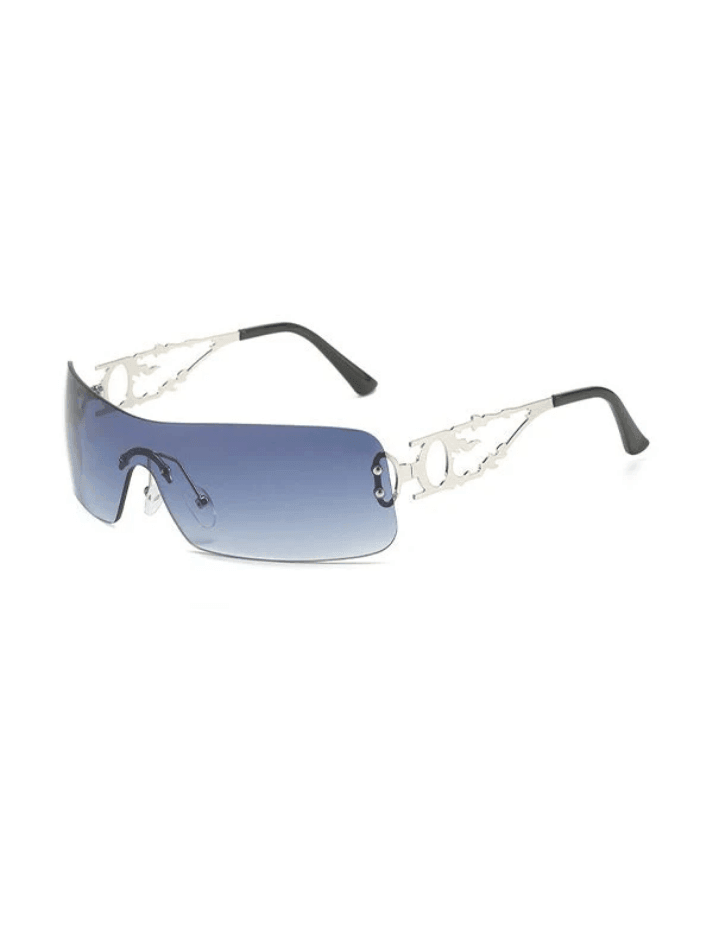 Vintage Rimless Flame Frame Sunglasses - AnotherChill