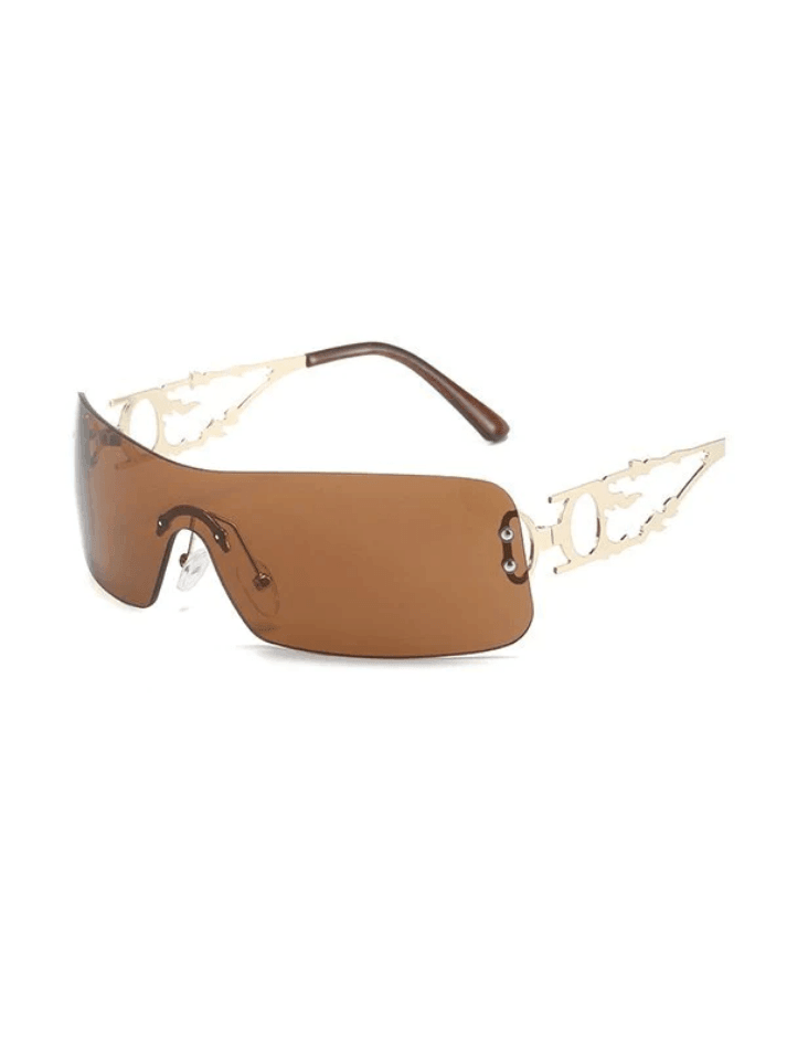 Vintage Rimless Flame Frame Sunglasses - AnotherChill