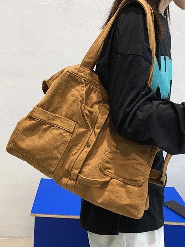 Vintage Wash Large Shoulder Bag - AnotherChill