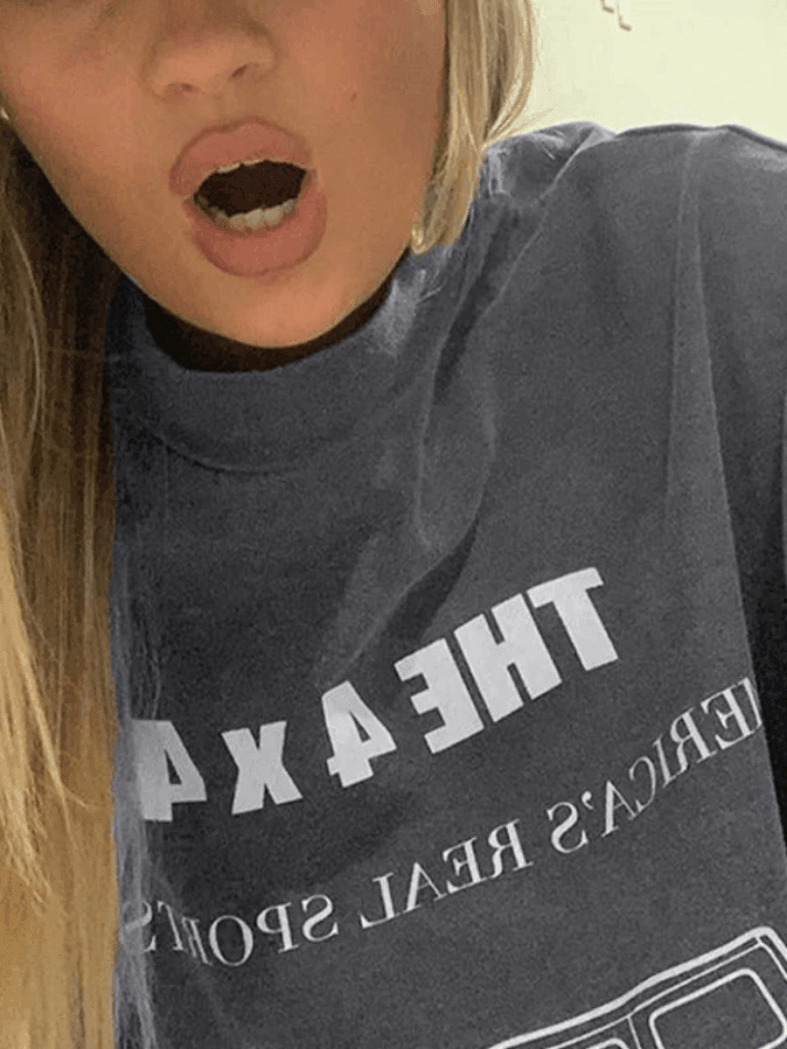 Vintage Washed Car Graphic Oversized Tee - AnotherChill