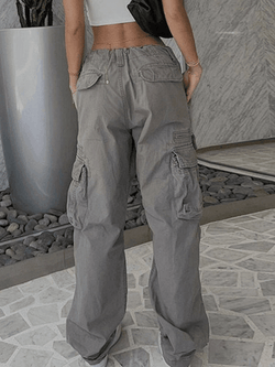 Washed Vintage Baggy Cargo Jeans - AnotherChill