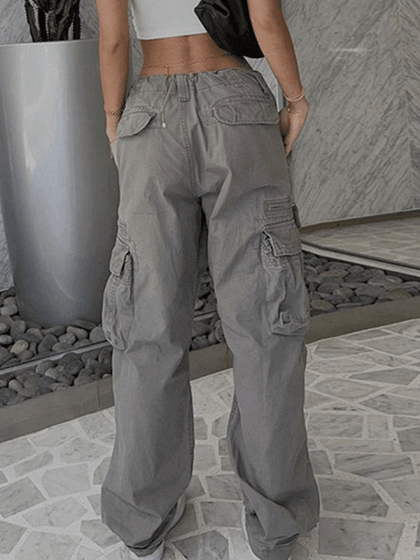 Washed Vintage Baggy Cargo Jeans - AnotherChill