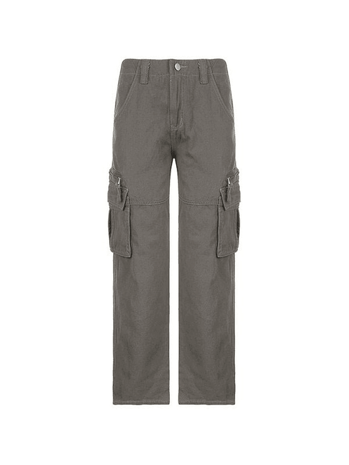 Washed Vintage Baggy Cargo Jeans - AnotherChill