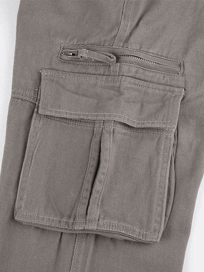 Washed Vintage Baggy Cargo Jeans - AnotherChill