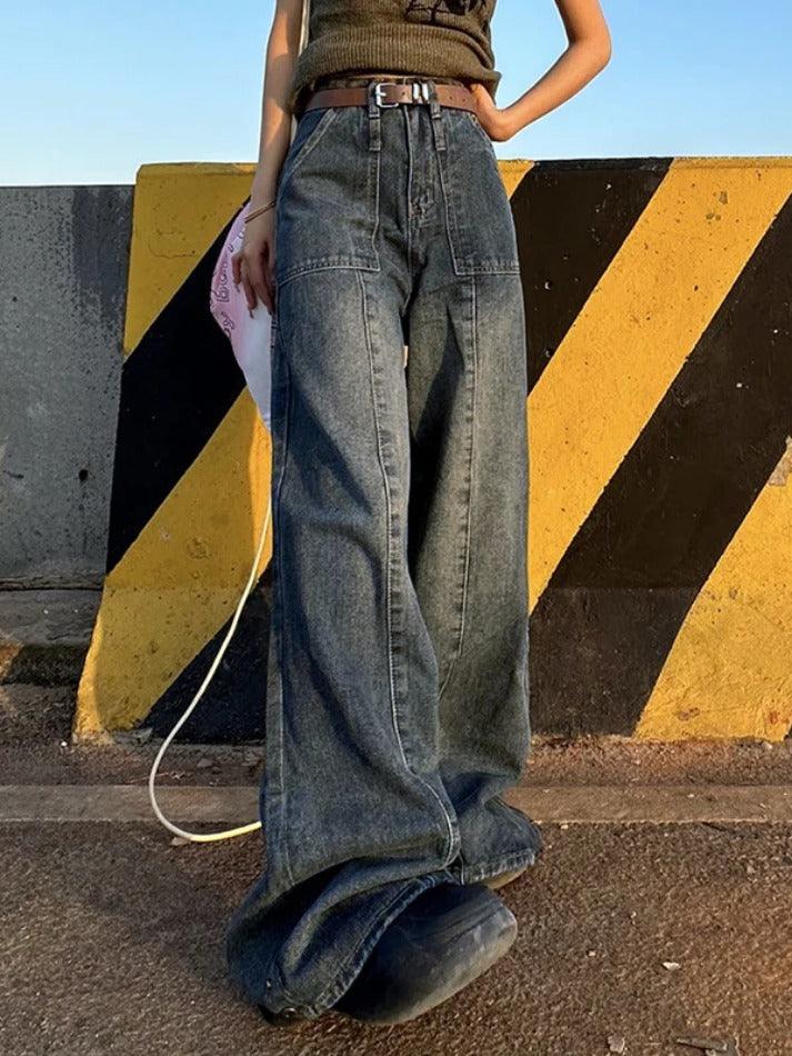 Vintage Distressed Boyfriend Jeans - AnotherChill