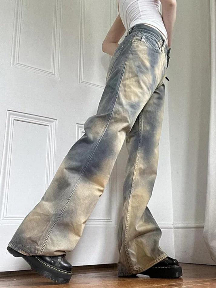 Distressed Ombre Low Rise Boyfriend Jeans - AnotherChill