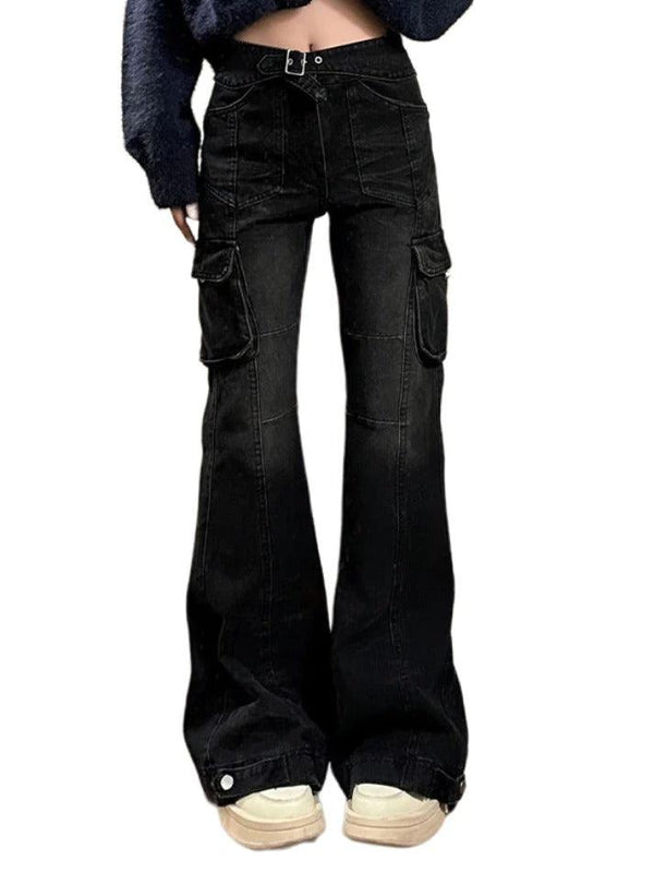 Multi Pocket Slim Cargo Jeans - AnotherChill