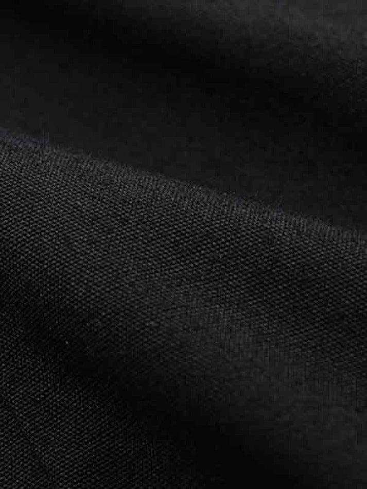 Cutout Chain Decor Lapel Long Sleeve Shirt - AnotherChill
