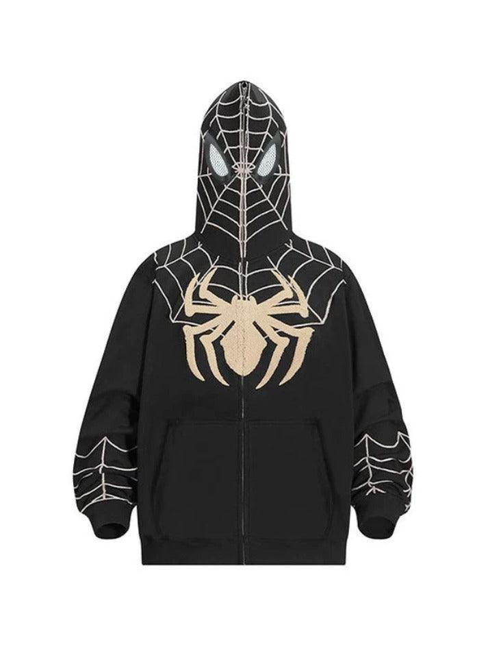 Men's Spider Man Styling Print Oversized Hoodie - AnotherChill