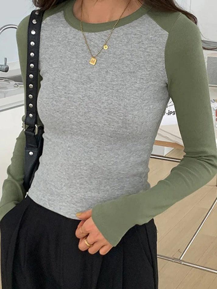 Contrast Lace Detail Raglan Sweater