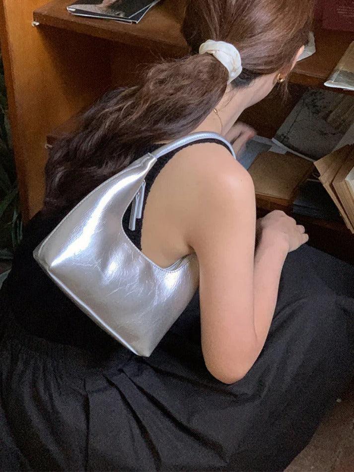 French Versatile Solid Color Shoulder Bag - AnotherChill