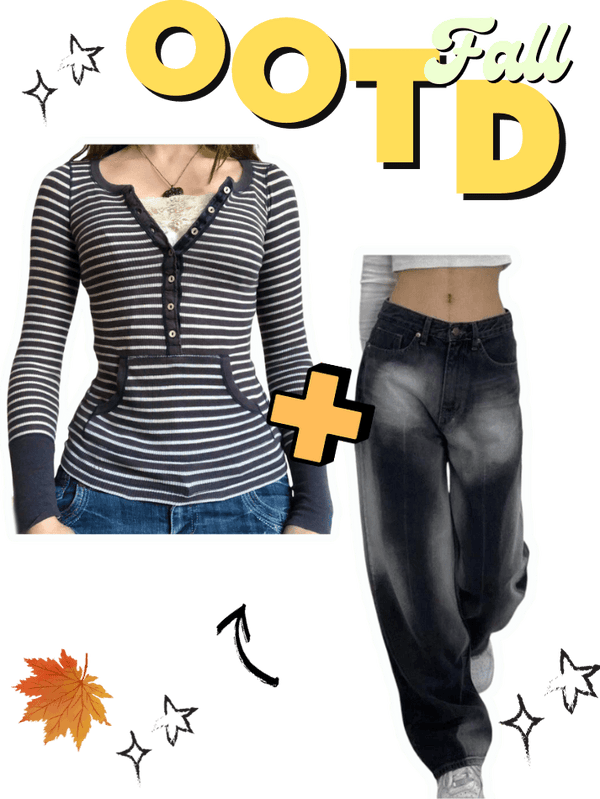 OOTD 67:Two-piece set included - AnotherChill