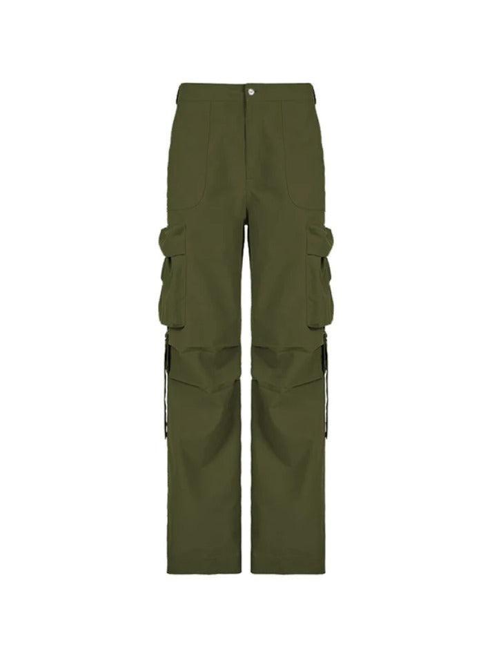 Low Rise Side Zip Up Cargo Pants - AnotherChill