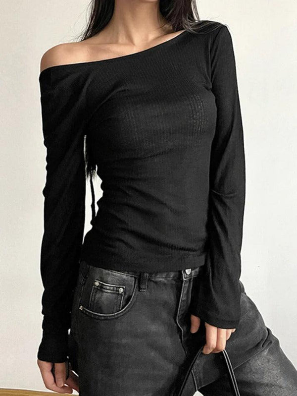 Backless Tie Up Long Sleeve Knit - AnotherChill