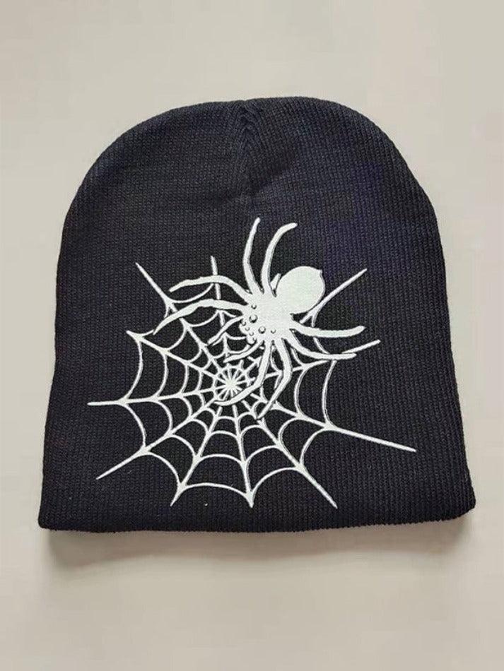 Halloween Vibe Print Beanie Hat - AnotherChill