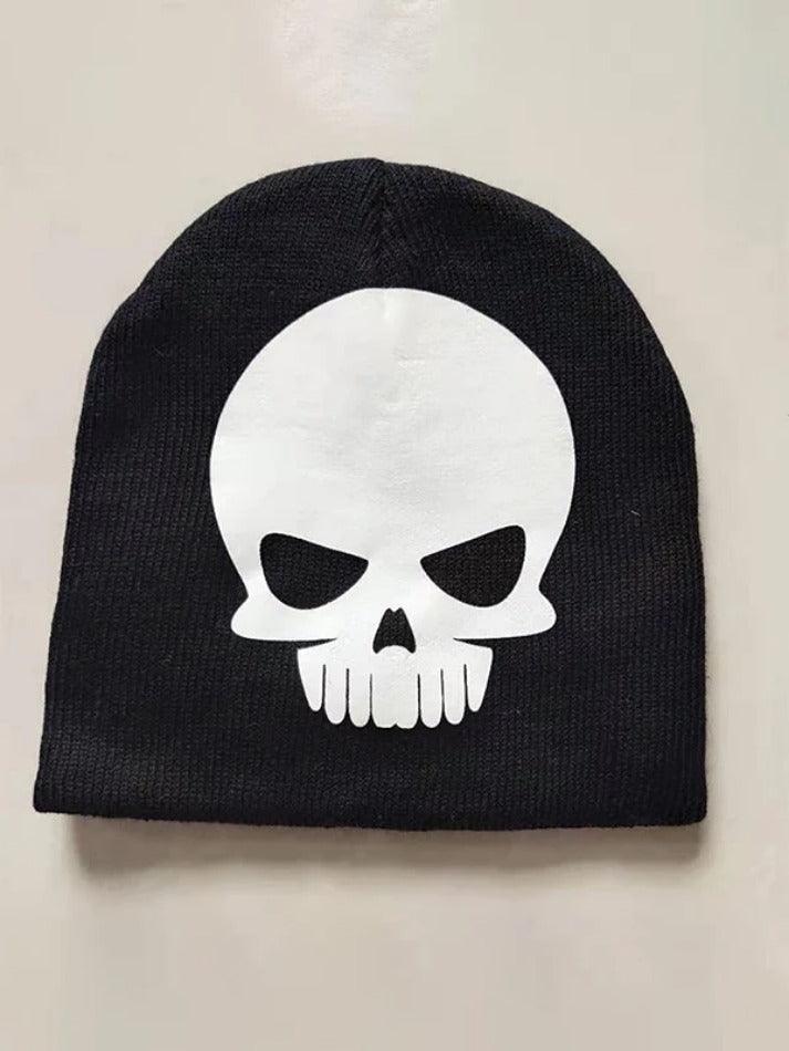 Halloween Vibe Print Beanie Hat - AnotherChill
