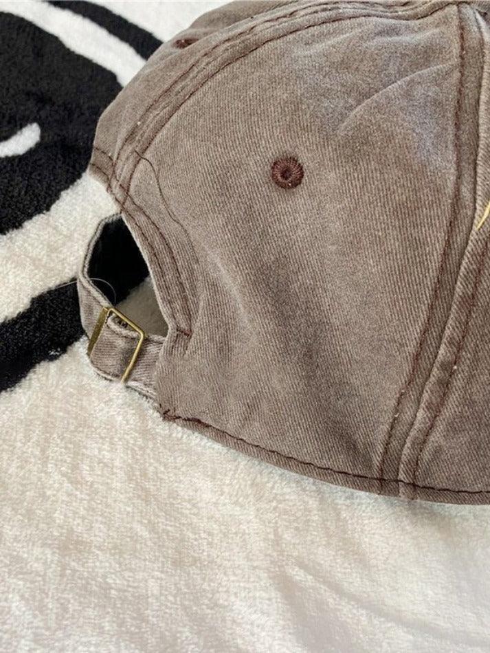 Safety Pin Skull Embroidery Baseball Cap - AnotherChill