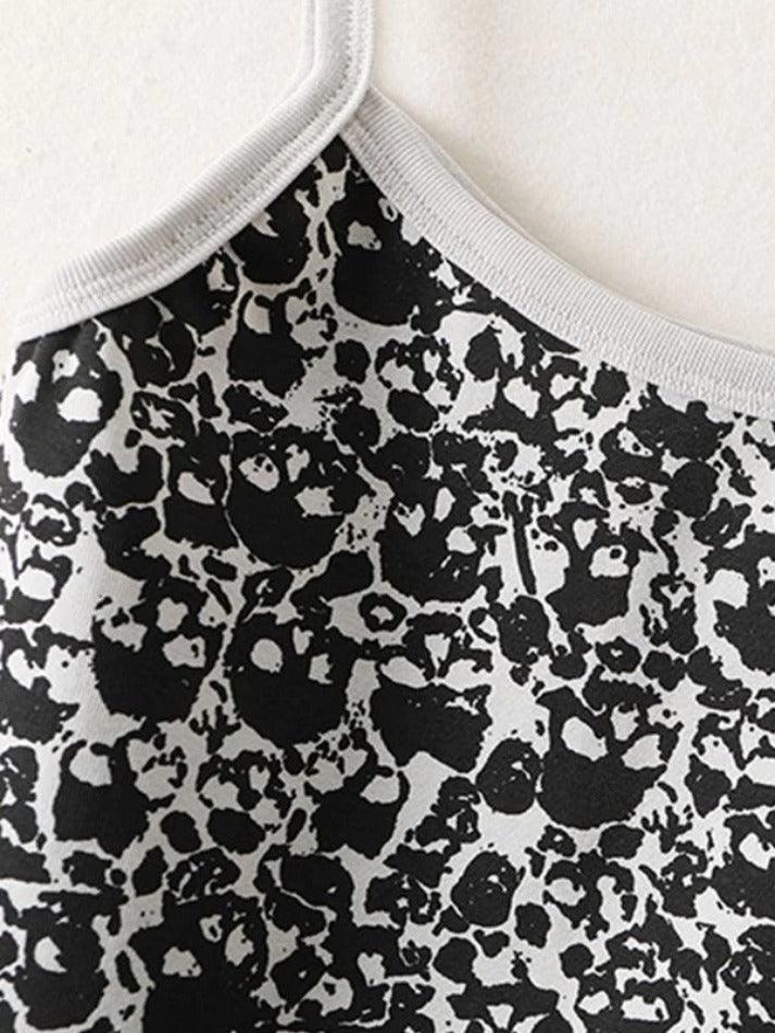 Skull Allover Print Crop Cami Top - AnotherChill